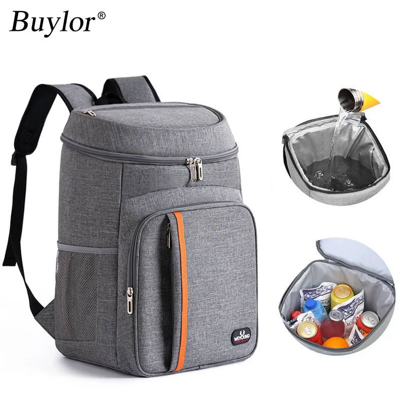 

Buylor мужские рюкзаки портативная термоводонепроницаемая сумка прочный водонепроницаемый холодильник IceCase кемпинг рюкзаки для пикника Icebox Mochila