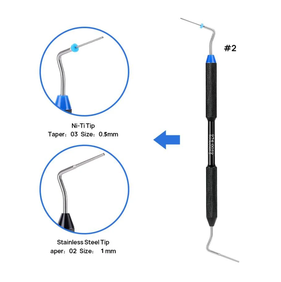 Titanium Dental Root Canal Filler Endo Hand Plugger Fill Instrument Dentistry Material Tools Root Canal Filler