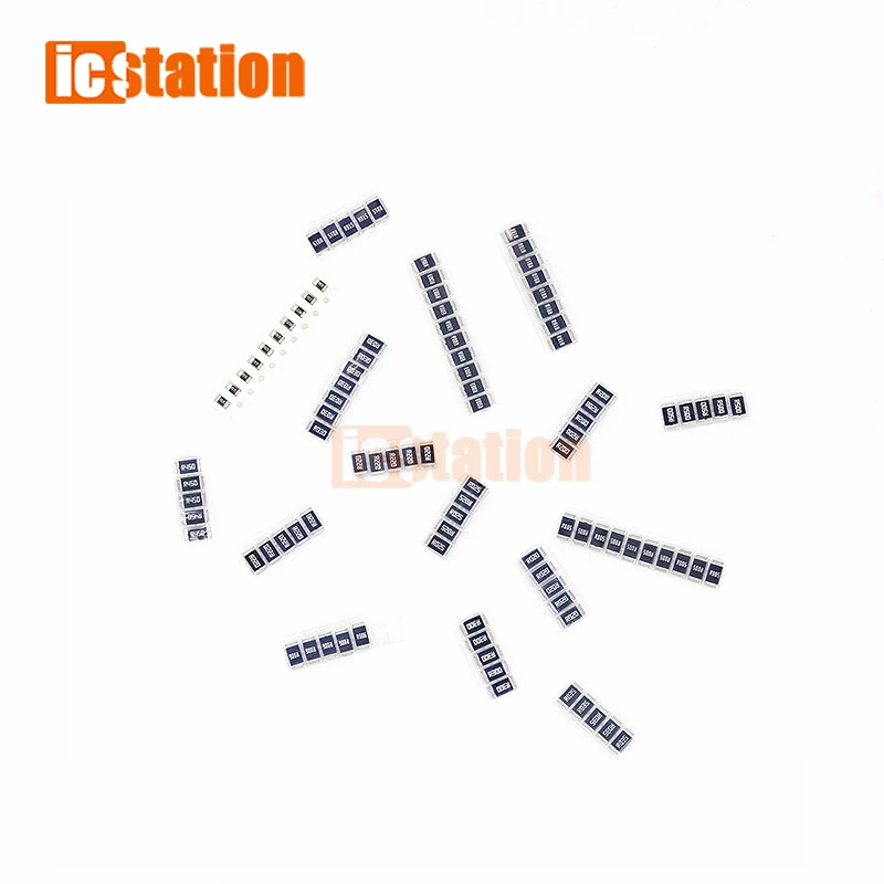 100pcs/lot 1206 SMD resistor 49.9k 1k 1R