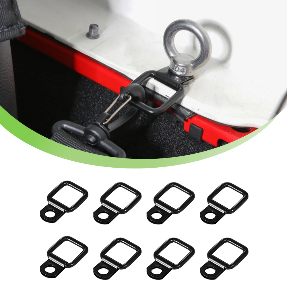 Trunk Cargo Surface Mount Tie-Down D Ring Quick Release Fastener Clip for Jeep Wrangler JL JK TJ JT 1996-2022 Car Interior Parts