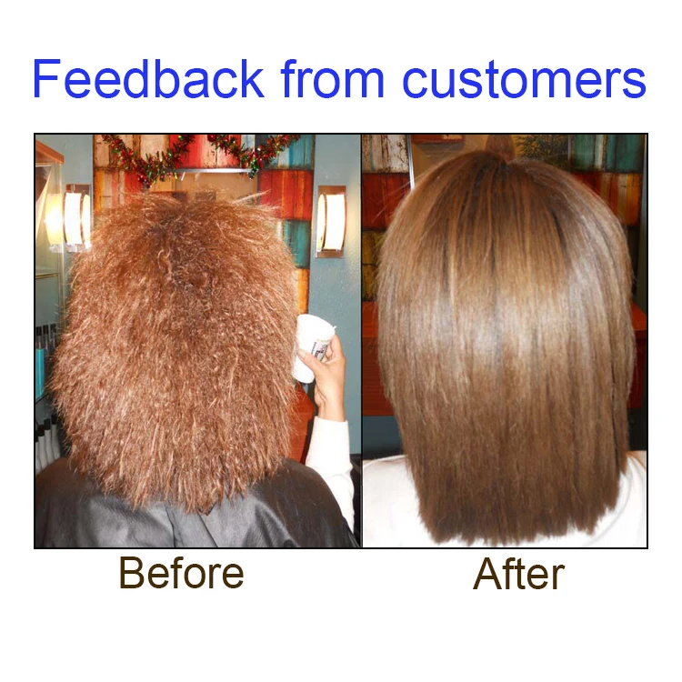 Keratin Hair 1000ml Professional Brazilian Keratin Hair Treatment Straightening 5% Eliminate Frizz &Make Shiny