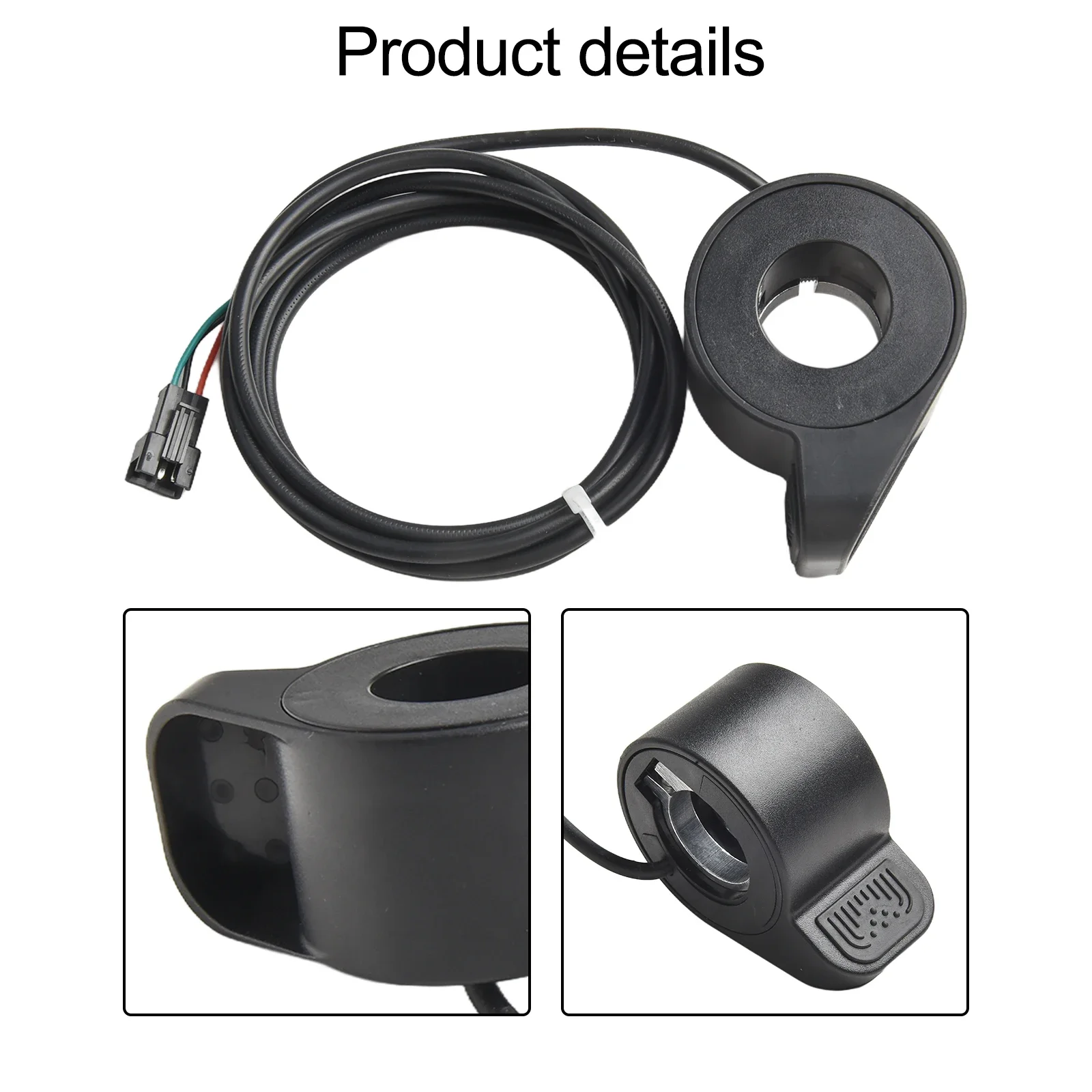 E Bike Component Innovative Thumb Accelerator Allowing Smooth Transition Across Various Power Levels via Common Connection Types