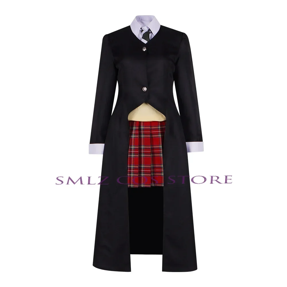 Maka Albarn Cosplay Anime Soul Eater Costume Women Girl Skirt Uniform Suit Wig Halloween Party Role Play Outfit Maka Cos Prop