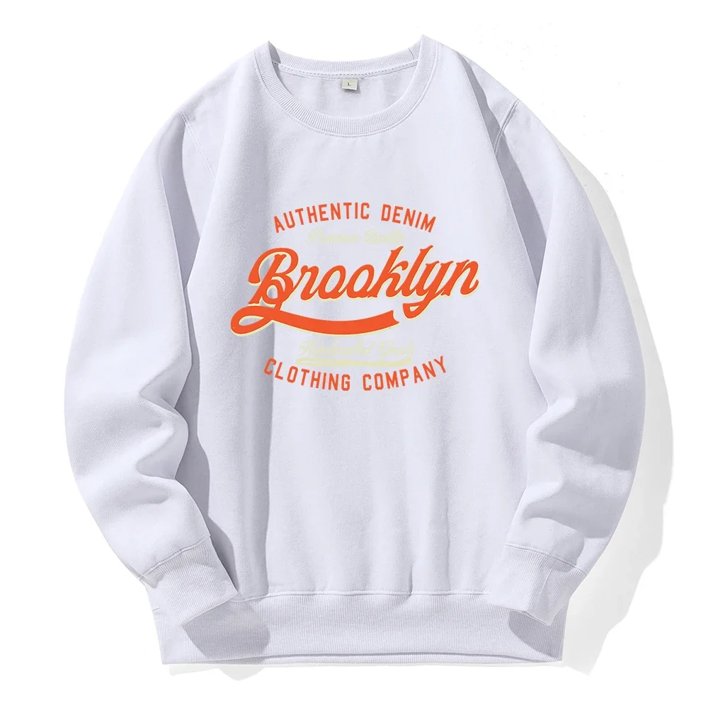 

Letter, Brooklyn, New York City, Usa Hoody Men Spandex Comfortable Warm Hooded Sport Fashion Sweatshirt Basic All Match Hoodies