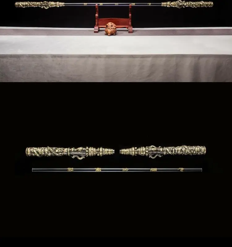 Brass simulation collection Sun Wukong 2 meters desktop ornament