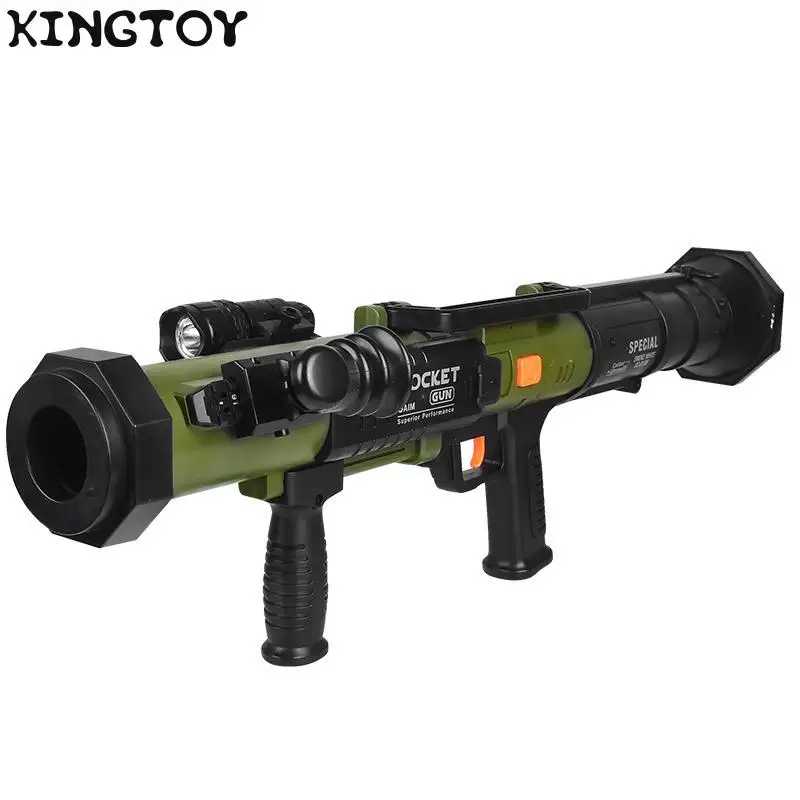 Howitzer Launcher Toy Gun Soft Bullet Gun Blaster Manual Armas Weapon Toy For Kids Boys Shooting Toy Fake Gun K904