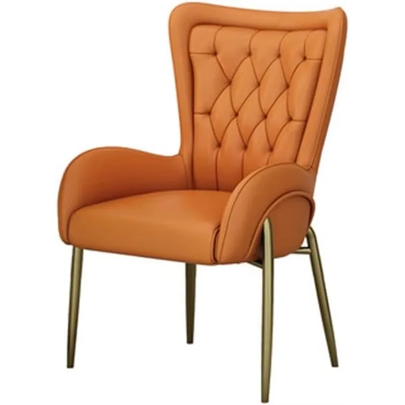 

Nordic High Back Modern White Dining Chairs for Dining Room/ Restaurant