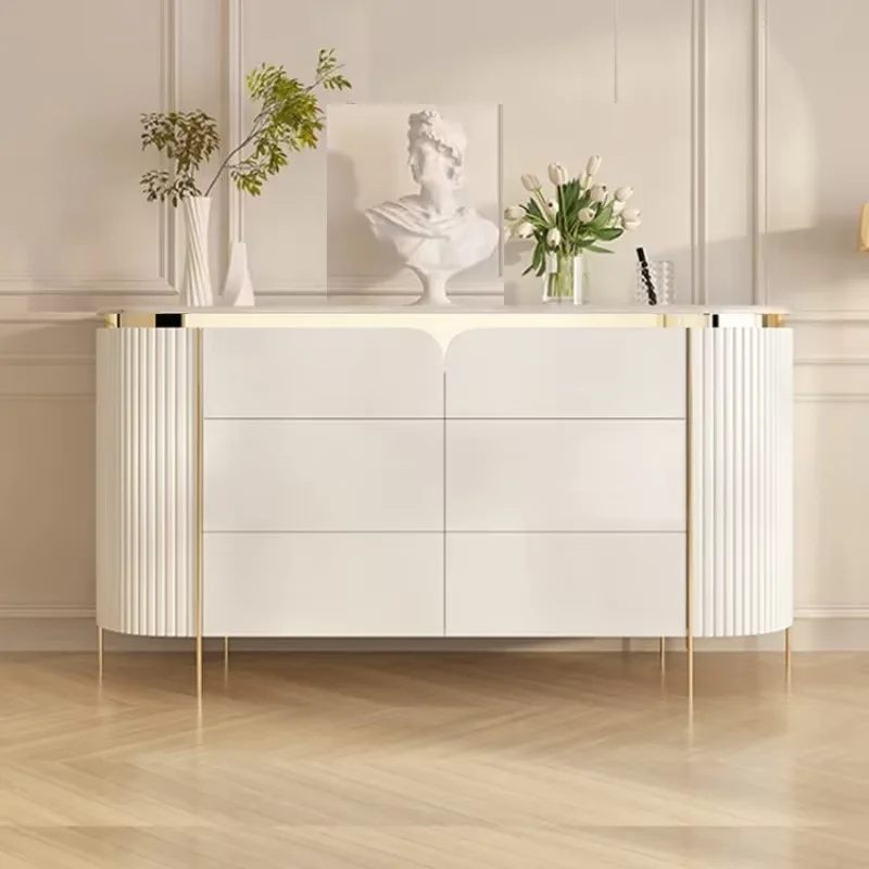 Fashion Kitchen Living Room Cabinet Luxury Storage Display Woof Storage Cabinets Bathroom Ultra Thin Armoires De Salon Furniture