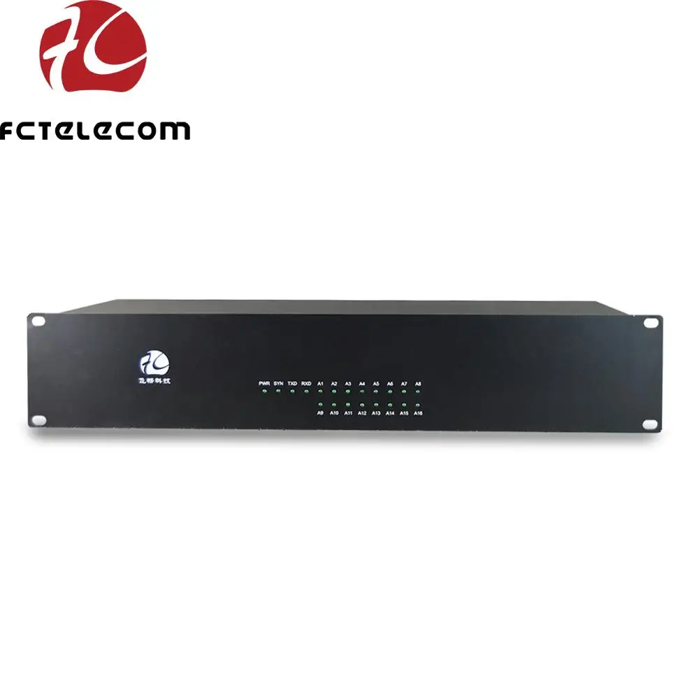 16 channel broadcast xlr audio over fiber optical converter