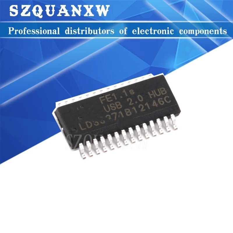 5PCS FE1.1S SSOP-28 USB 2.0 HUB SSOP28 FE11S SSOP FE1.1 SMD New and Original