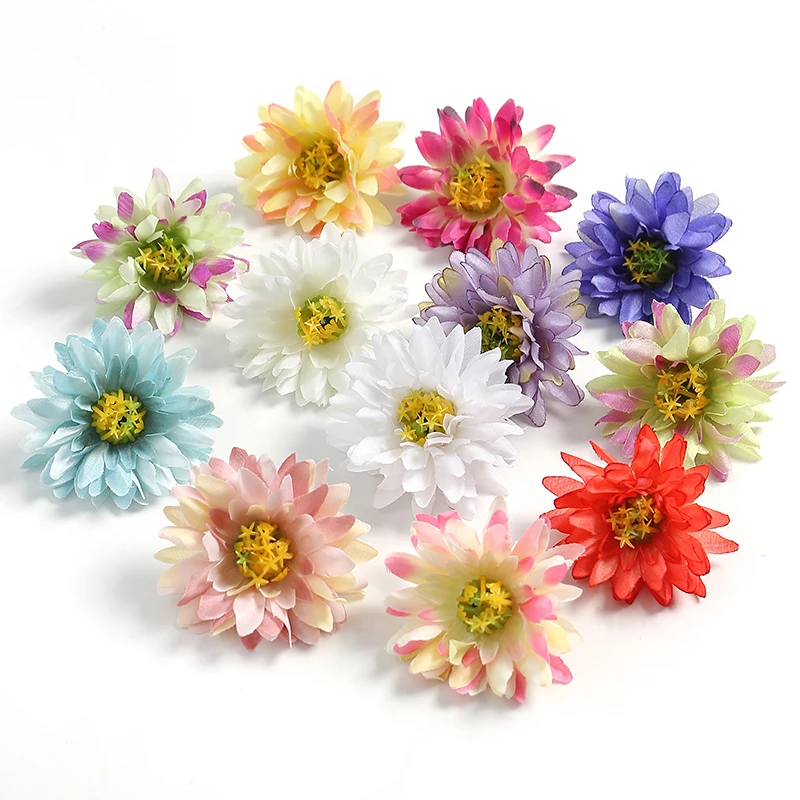 

10/20Pcs Artificial Flowers Fake Flowers for Home Decor Wedding Marriage Decoration Supplies DIY Bride Craft Wreath Accessories