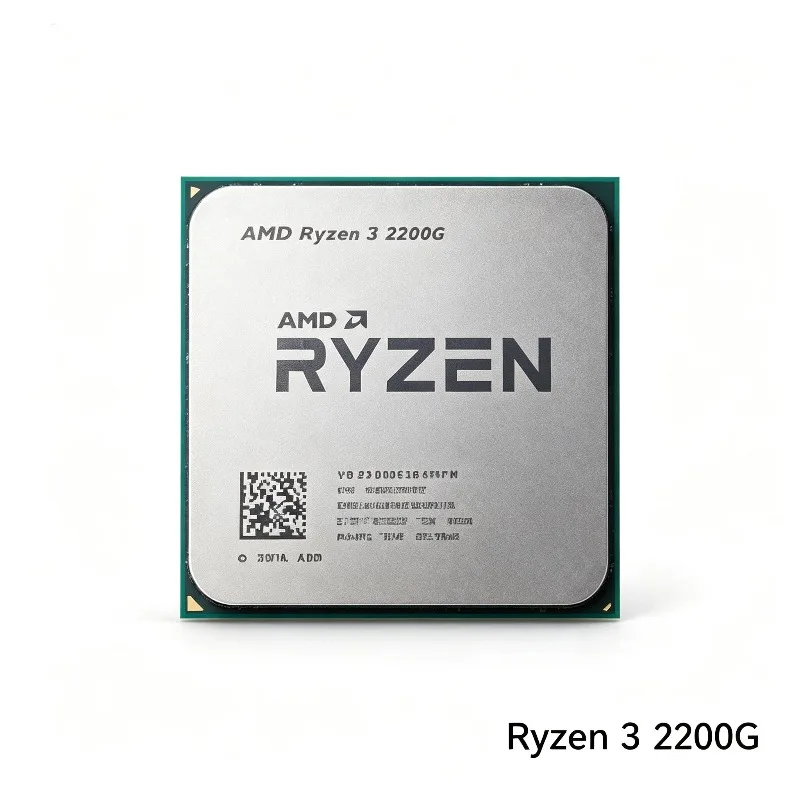 AMD Ryzen 3 2200G Quad Core Quad Thread 3.5GHz AM4 Desktop APU with Vega 8 Graphics Processor