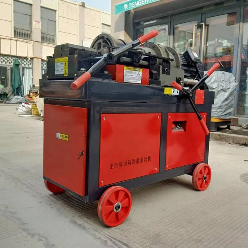 Bar Rebar Thread Rolling Machine Bolts Threading Rolling Machine automatic pipe thread rolling machine with loader customized