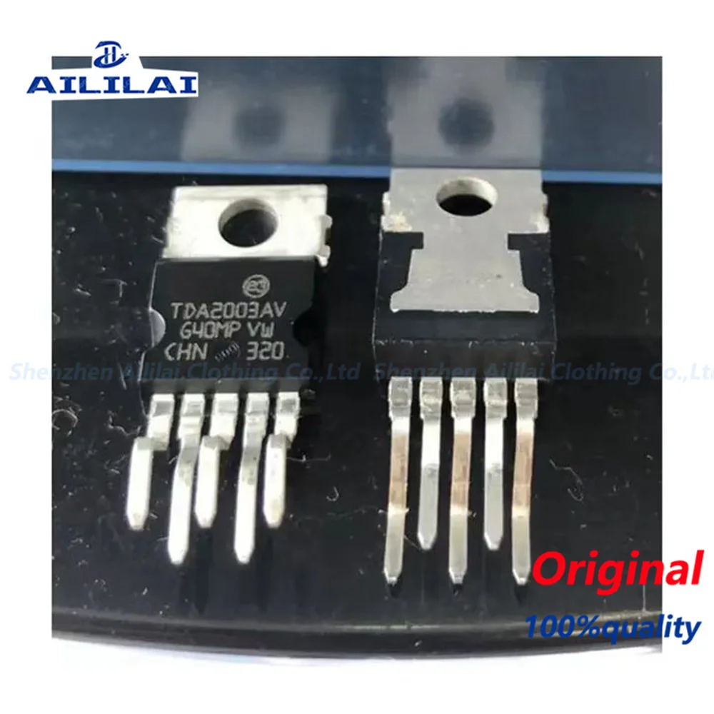 10PCS New original TDA2003AV TDA2030AV TDA2050A TO-220-5  audio amplifier board amplifier IC chip