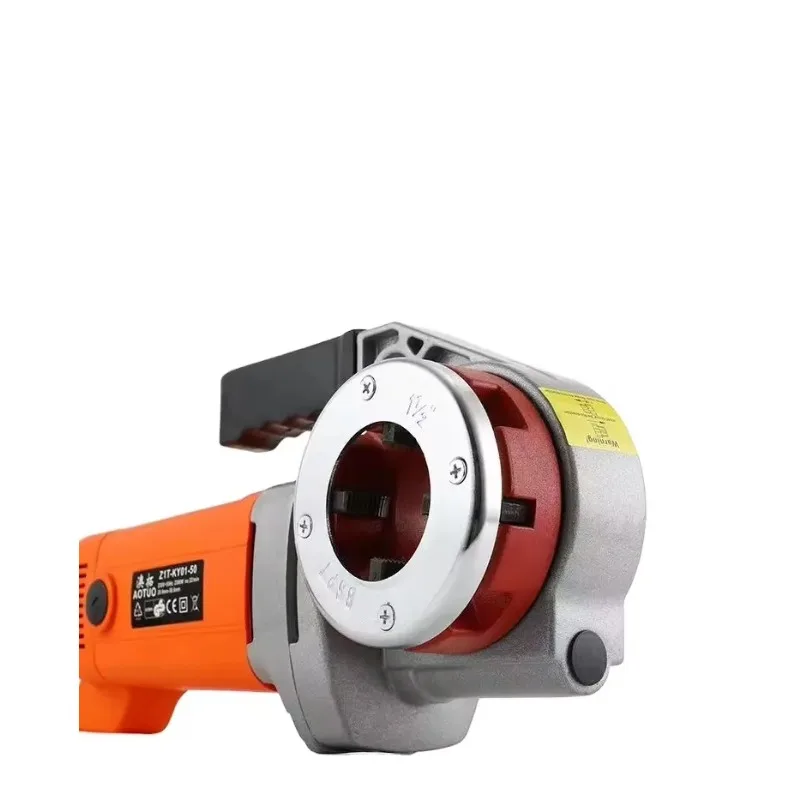 Industriële kwaliteit NT-50 Power Pipe Threading Machine 6 Sterven Hoofd Ratel Ontwerp Professionele Sanitair Tool 220 V 50Hz