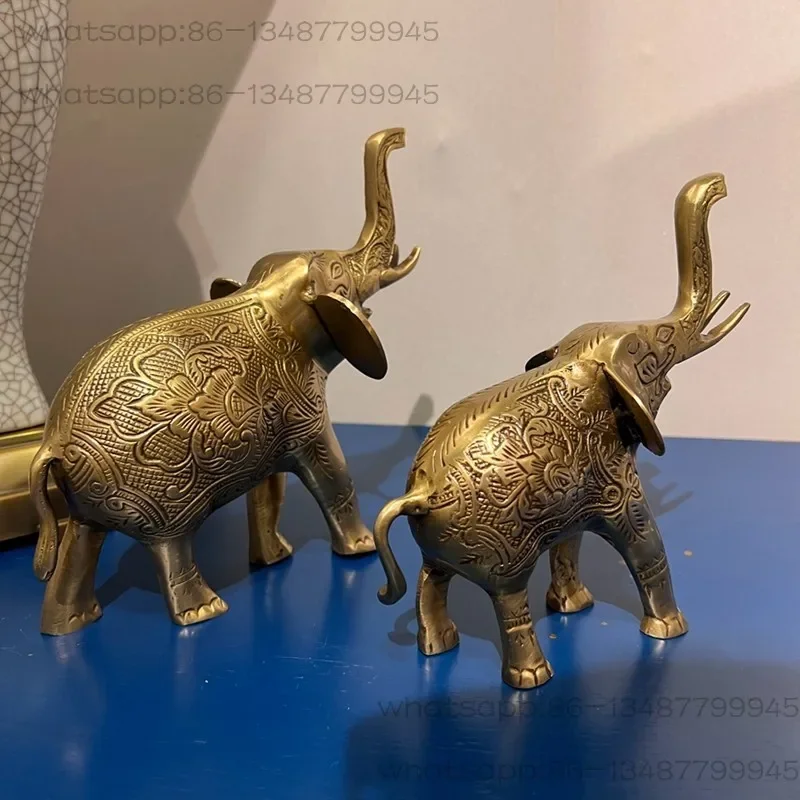 India imported American brass living room light luxury study decoration ornament