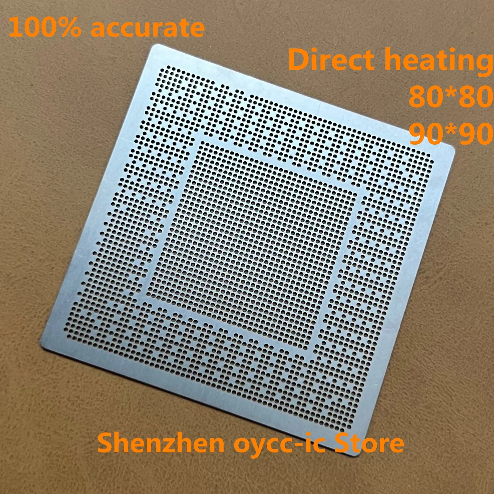 Direct heating 80*80 90*90 GA104-400-A1 GA104-300-A1 GA104-200-A1 GA104-770-A1 GA104-775-A1 GA104-100-A1 GA104 GPU BGA Stencil