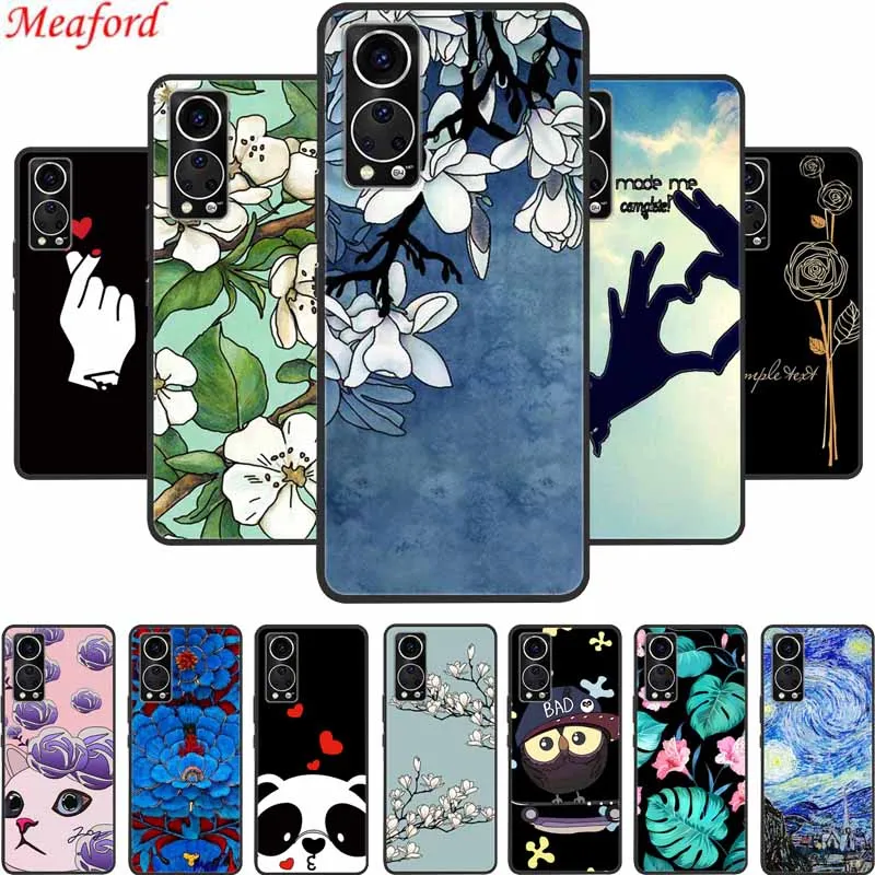 For ZTE Axon 30S Case 3D Relief Emboss Silicone Soft Phone Cover For ZTE Axon 30 5G Axon 30S Phone Case 30 S Axon30s Funda Coque