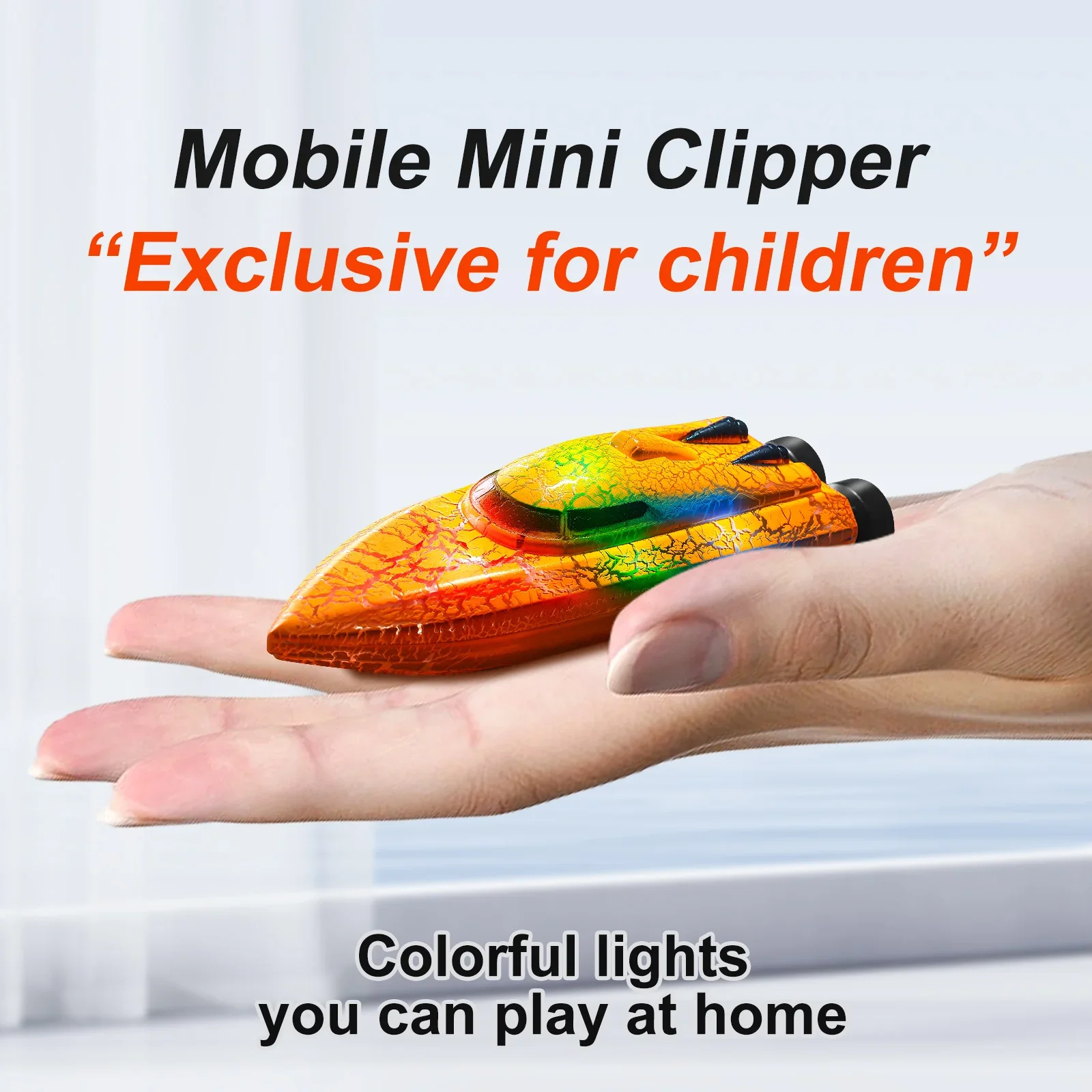 

Mini Rc Stunt Boat 4Ch Remote Control Speedboat with Light Electric Water Toys Boys Kids Gift 360 Degree Tumble Simulated Model