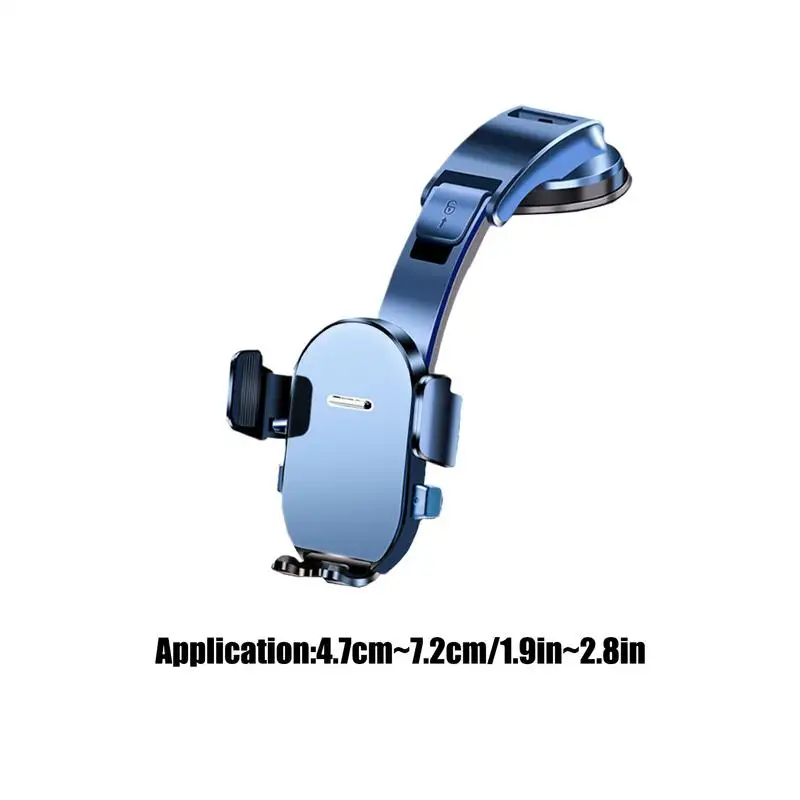 ถ้วยดูดที่วางโทรศัพท์สําหรับรถยนต์ที่วางโทรศัพท์มือถือในรถยนต์อุปกรณ์เสริมในรถยนต์ขาตั้งมือถือ 360 ปรับได้สําหรับแดชบอร์ด Air