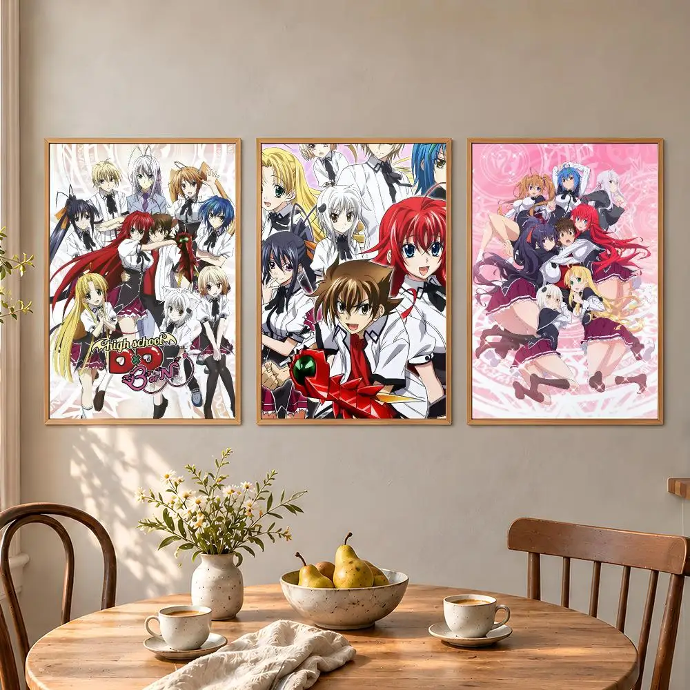 Rize Anime Tokyo Ghoul Ken Kaneki Touka Poster Aesthetic Wall Art Poster HD Waterproof PP Self Adhesive Bedroom Dorm Room Decor