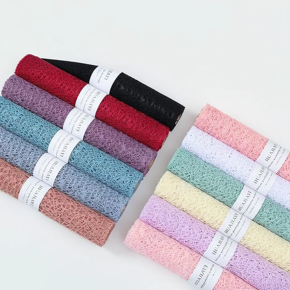 Tissu en maille jacquard ajour - The Florist Supply Shop avis et prix