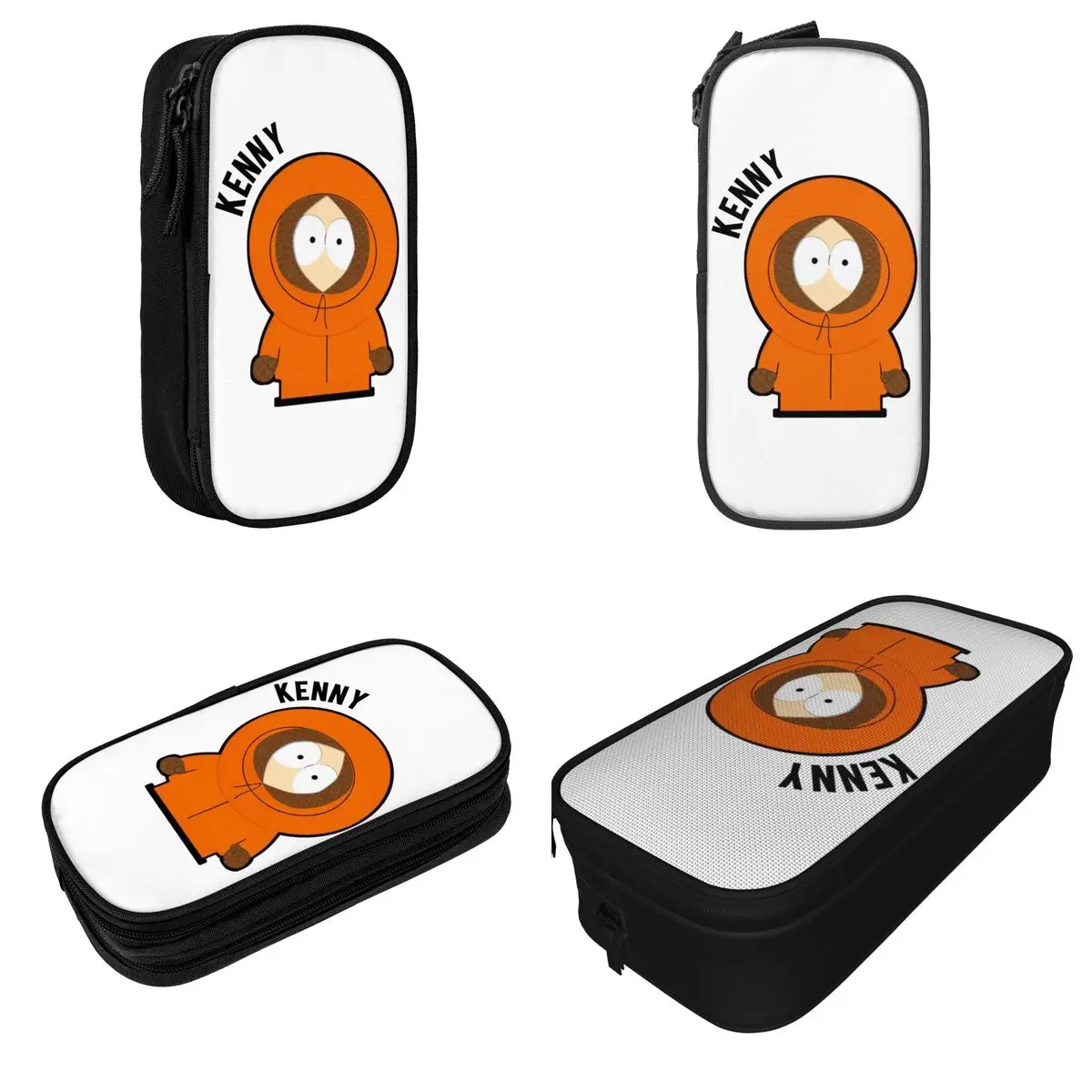 Imagem -02 - Kenny Mccormick Southspark Lápis Cases Lovely Pen Bags Grande Armazenamento Escritório Cosméticos Lápis Menina e Menino