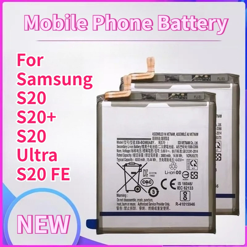 

Mobile Phone Battery for Samsung S20 S20+ S20 Ultra S20 FE