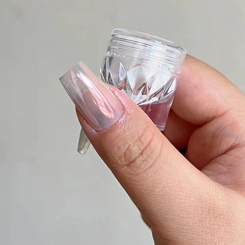 1 Bottles Aurora Moonlight Nail Glitter Mirror Chrome Nails Powder Glitter Rubbing on Powder for Manicure Decoration Pigment