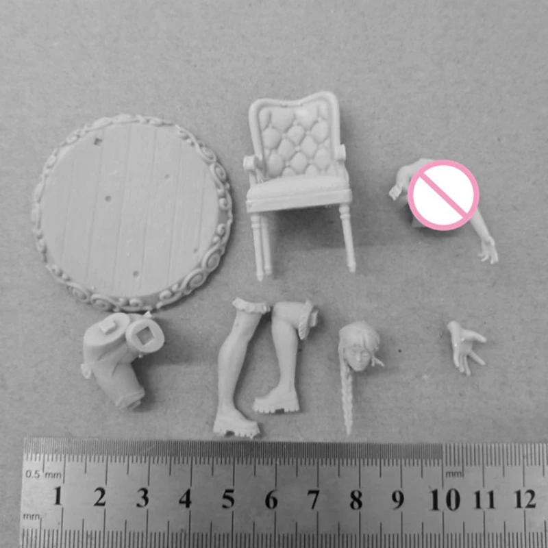 Fantasy Girl Resin Figures 1/24 Model Kit Unpainted and Unassembled Toys Free Shipping