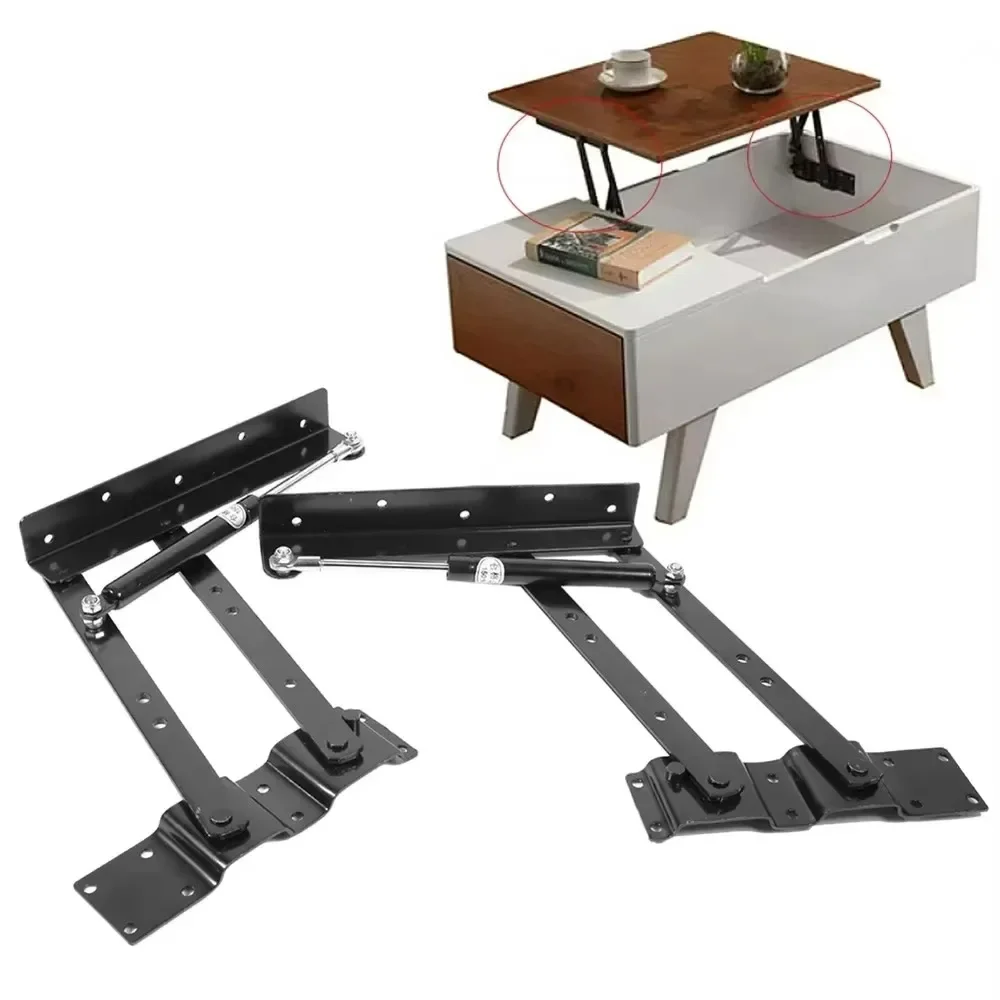 2x Practical Lift Up Coffee Table Mechanism Hardware Top Lifting Frame Furniture