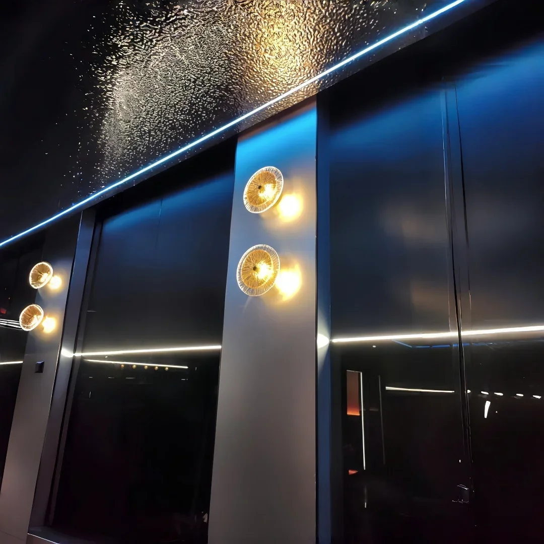 TechHPModern Luxury Artistic Wall Sconce Elegant Ambient Lighting For Bedroom Living Room Hallway