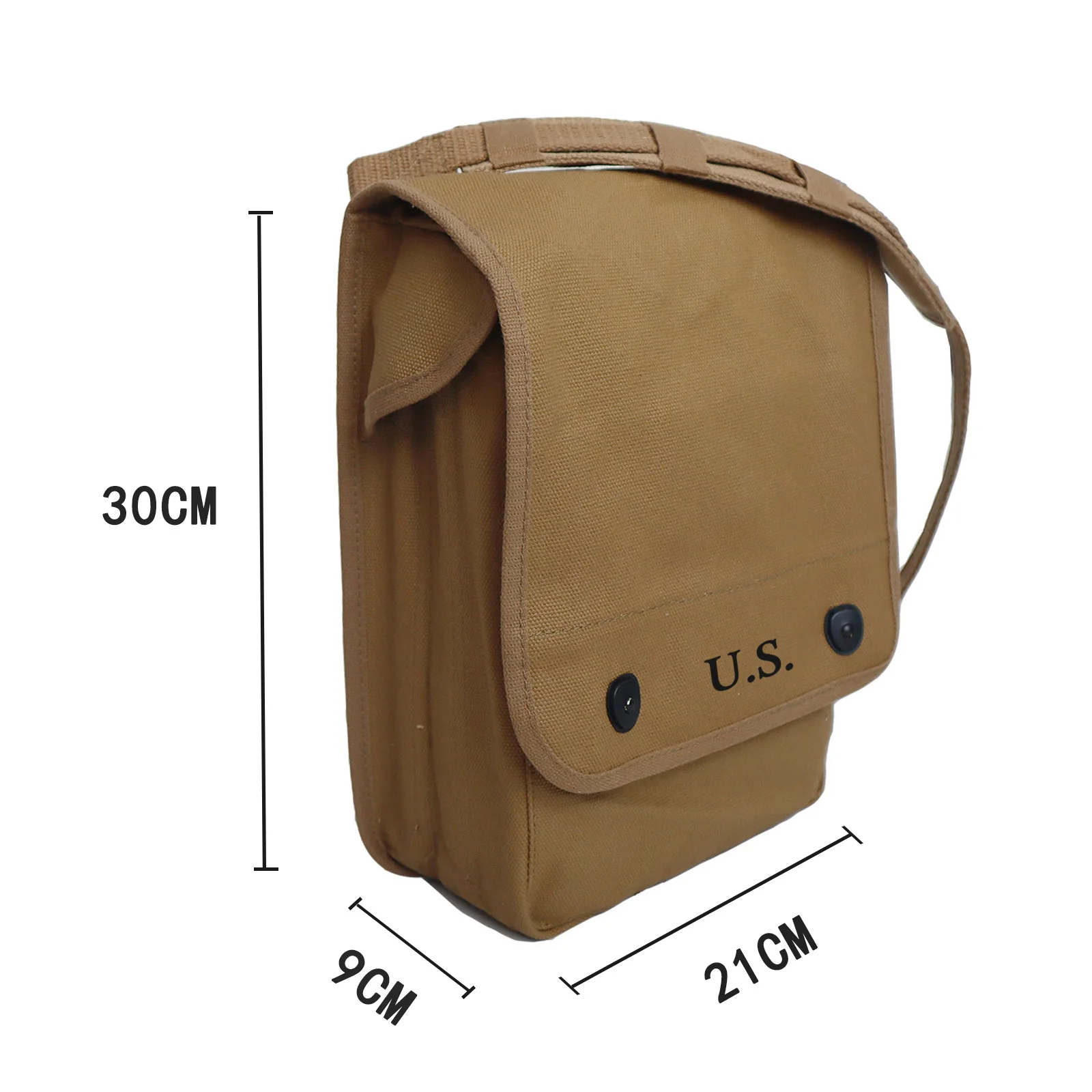 WW2 خريطة حقيبة في الهواء الطلق طبق الاصل WW2 حقيبة النثرية الأمريكية للرجال حقيبة كتف قماش حقيبة كتف