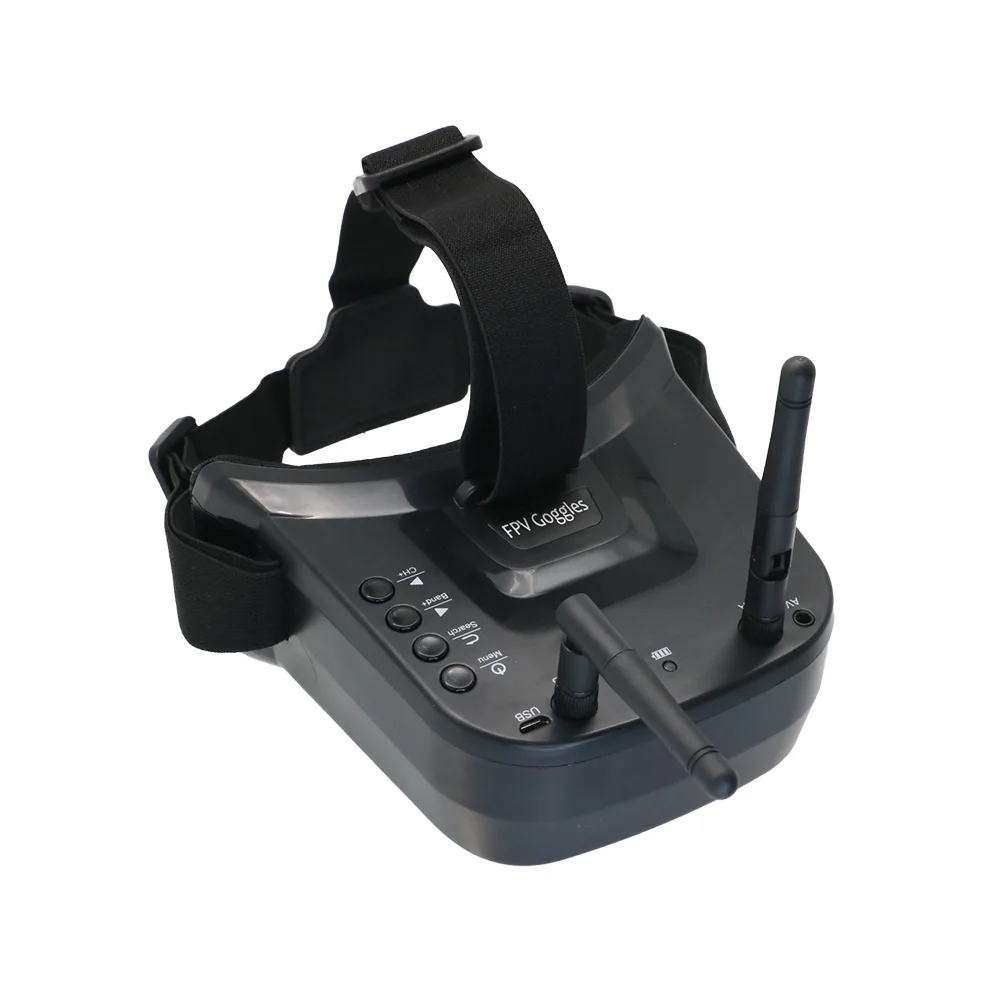 VR009 5.8G 40CH FPV 고글 자동 검색 듀얼 안테나 3.0인치 480*320 LCD 화면 비디오 글래스 ﻿