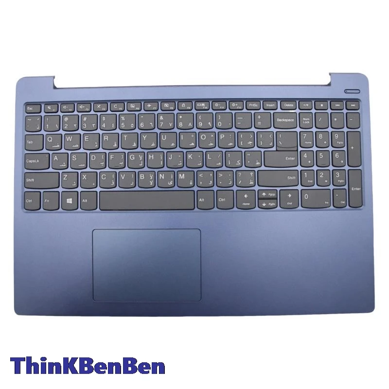 ARA Arabic Blue Keyboard Upper Case Palmrest Shell Cover For Lenovo Ideapad 330S 15 15IKB 15AST 15ARR 5CB0R07337