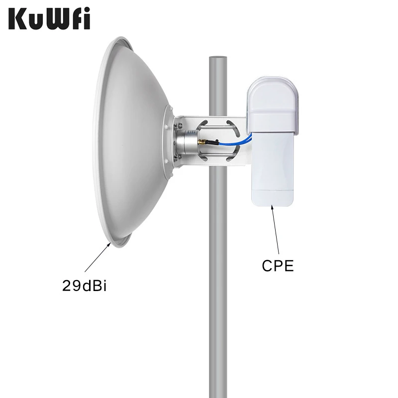 20KM Long Range KuWFi Wave2 cpe outdoor high speed wireless wifi bridge for network extender