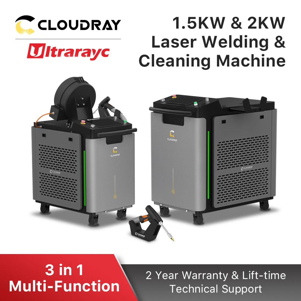 Cloudray Handheld 3 in 1 Handheld Laser Welding & Cleaning Machine 1080nm 1500W 2000W Laser Welding Machine