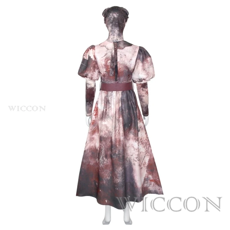 Game Dead Zombie Daylight Cosplay fantasia para mulheres, fantasia de vestir, enfermeira assustadora assassina, Sally Smithson