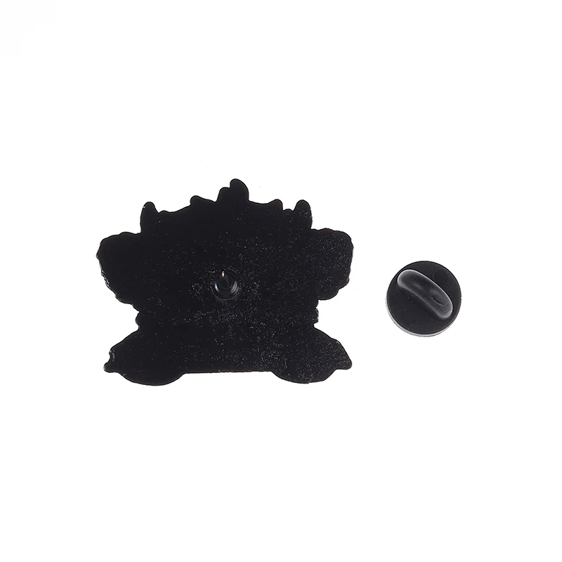 Hochlandrind Cartoon Emaille-Anstecknadel Niedliche Flauschige Langhaarige Braune Kuh Broschen Rucksack Revers Abzeichen Tierschmuck Geschenk für Freunde – Detail 2