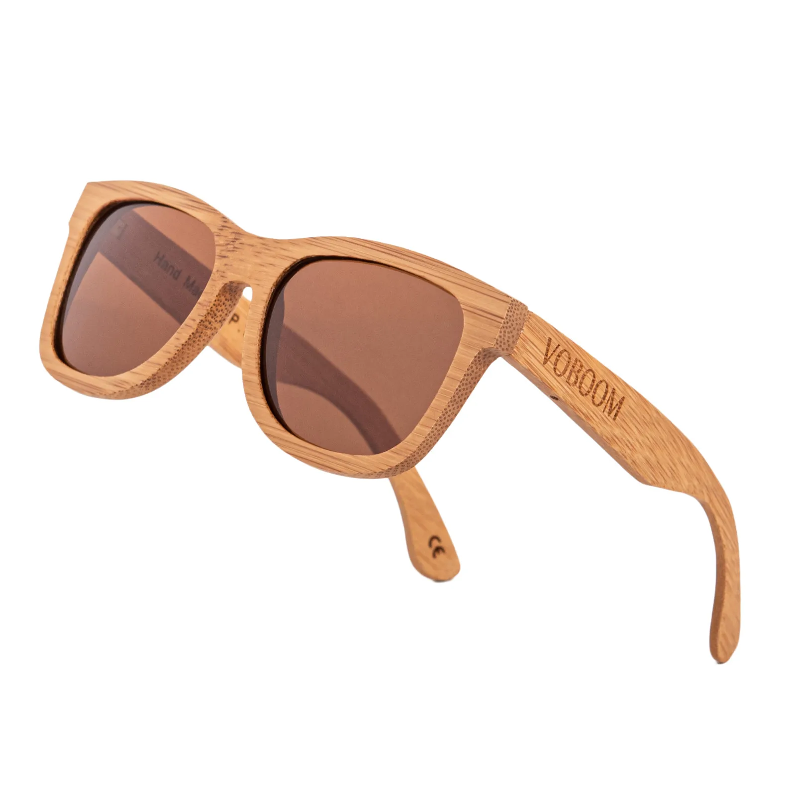 VOBOOM Men Wood Sunglasses Women Bamboo Glasses For Polarized Mirror Sun Glasses Handmade Colorful Eyewear Mirror Shades