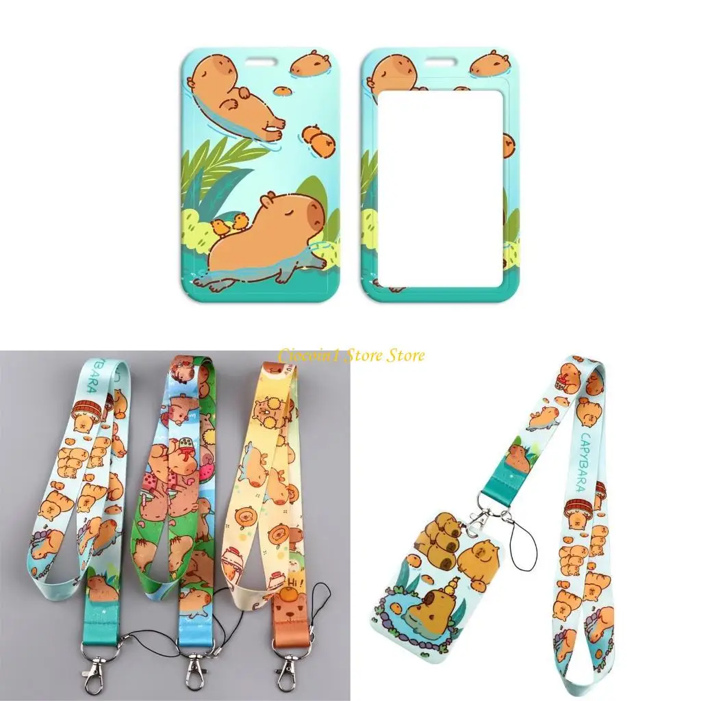 

A3PC Lanyards с бревней -держателем карты, держатель значков для капинга капитан