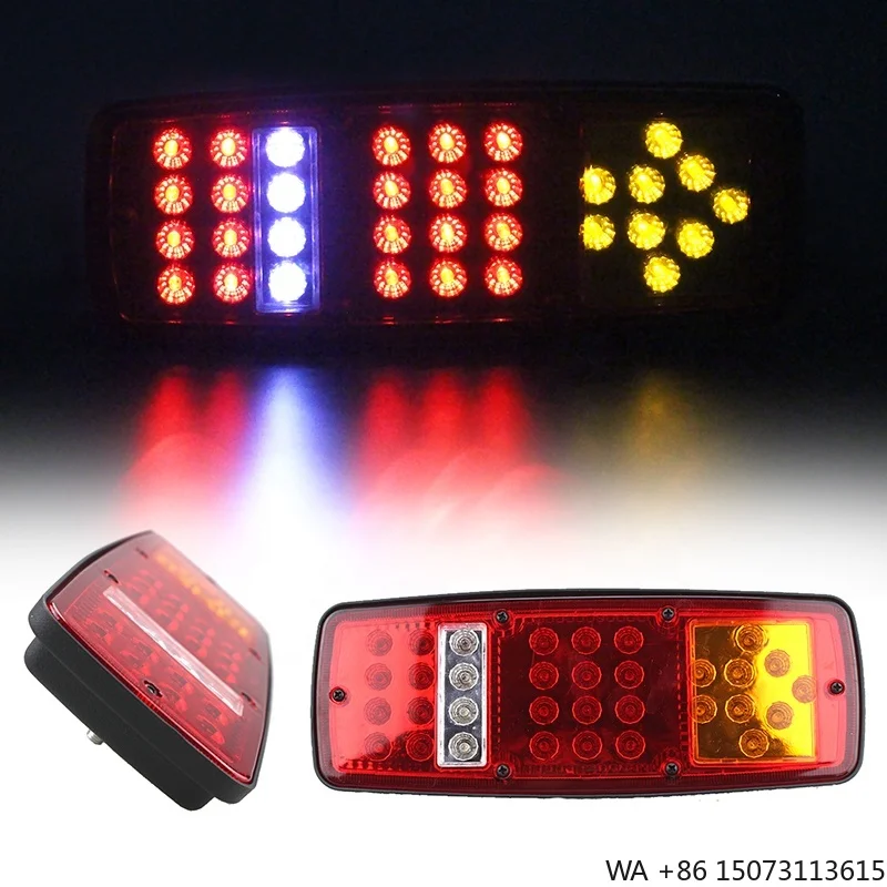 High Bright 36 LED Arrowhead Tail Light for Trailer Vehicle Ship Truck Lighting