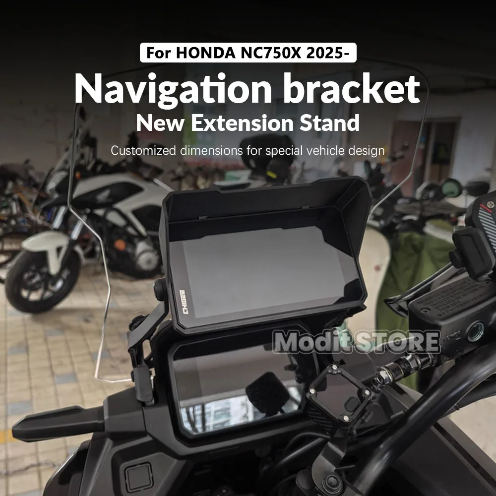 Motorcycle Navigation Bracket Extension Bracket GPS Holder Modified Accessorie For HONDA NC750X NC 750X 2025 2026