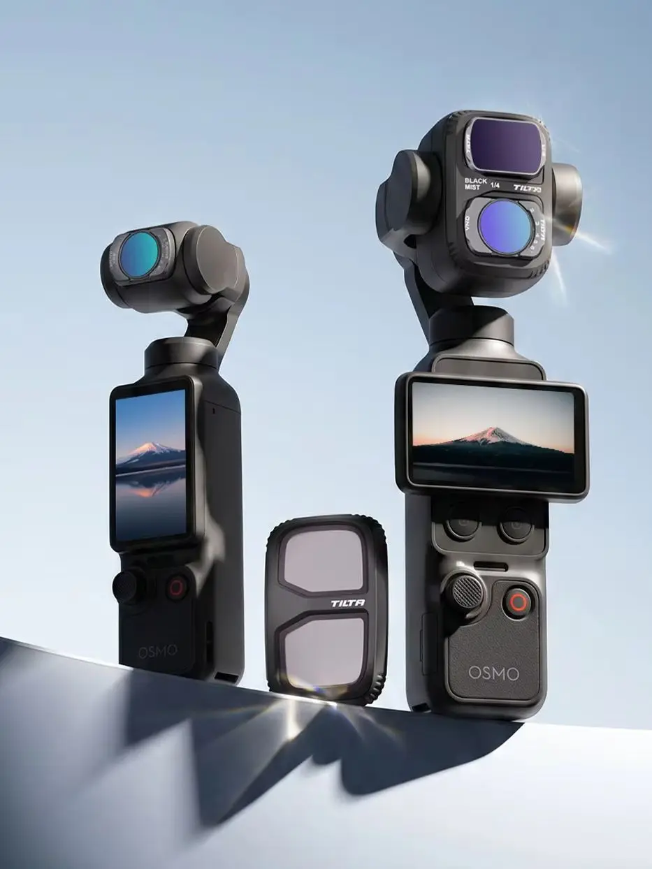 TILTA Adapter Filtrów do DJI Osmo Pocket 4 Pro, Pocket 3 4, Filtr VND CPL, Filtr Polaryzacyjny Black Mist, Obiektyw Makro TA-T103 — zdjęcie produktu 7