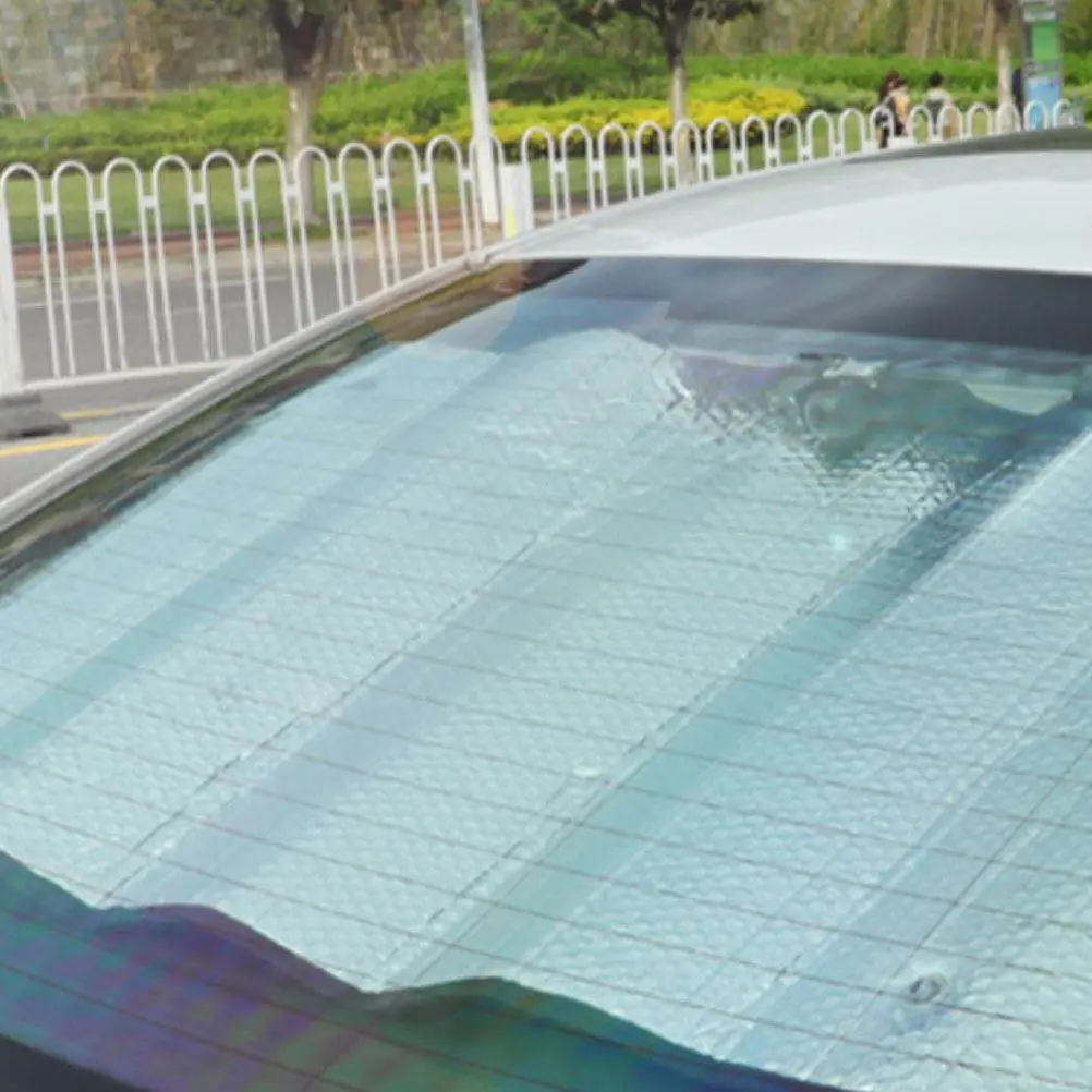 Premium Car Sunshade Front Windshield Reflective Aluminum Foil Universal Fit Uv Heat Blocker Automotive Interior Sun Protection