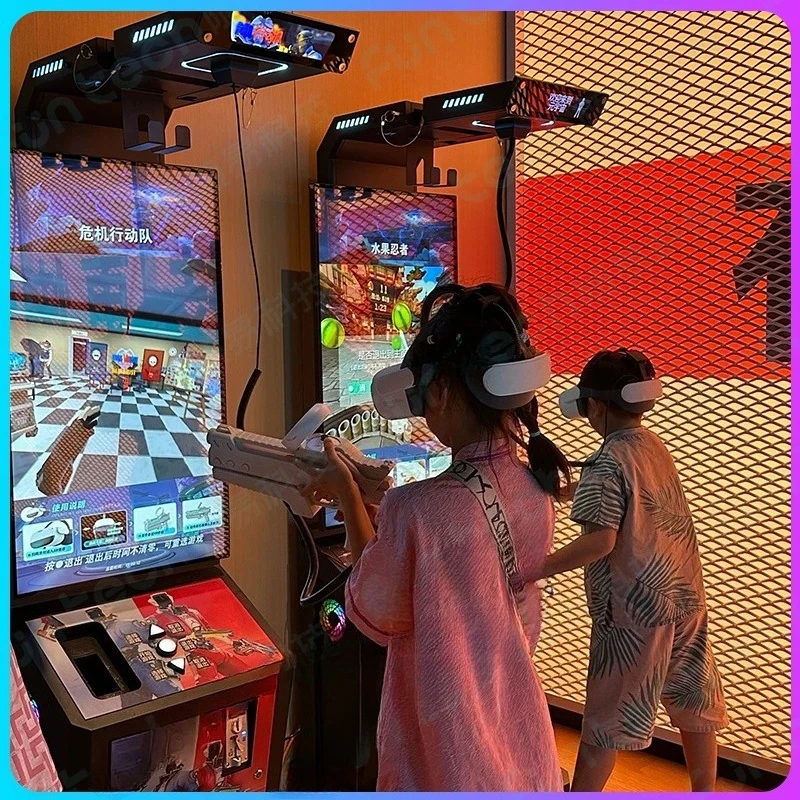 Immersive VR Shooting Somatosensory Integrated Box Console Battle Simulation Device for Game City Mall Scenic Area