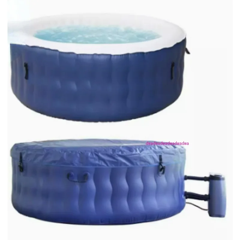 Inflatable massage bathtub, heated spa pool, bubble SPA, home hot spring couple bathtub