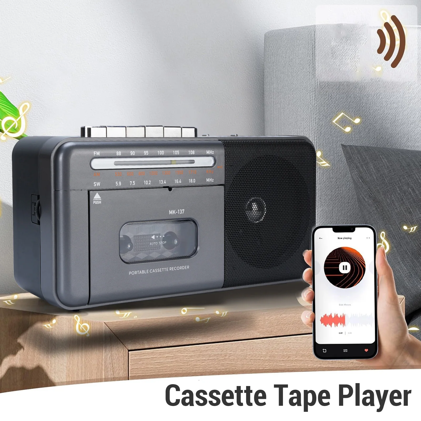 Cassette Tape Playe… - image