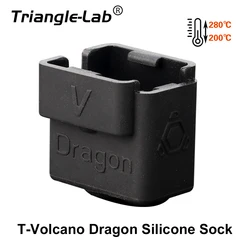 Trianglelab-Chaussettes en silicone T-Volcano Dragon, haute température, salle de bain, chauffage TNED, nuits, imprimante 3D