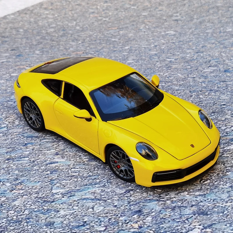 WELLY 1:24 Porsche 911 Carrera 4S Alloy Sports Car Model Diecast Toy Metal Vehicle Car Model Simulation Collection Gifts Boys